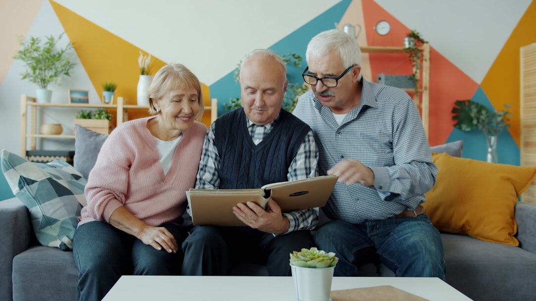 senior people smiling together