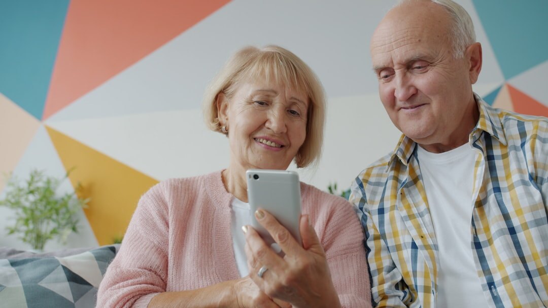 happy elderly couple