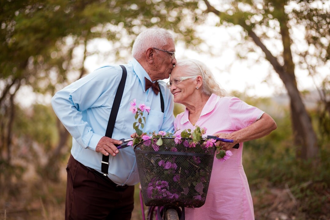 seniors gardening together