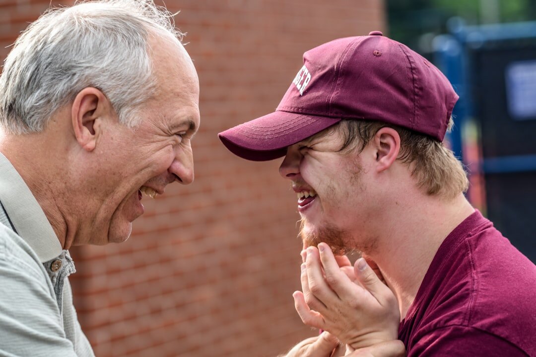seniors laughing together