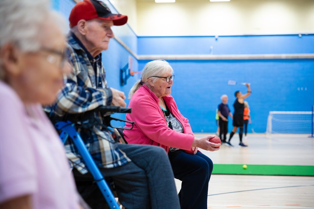 seniors enjoying activity
